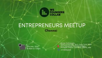 Entreprenuers Meetup by we founders collab Chennai 2026